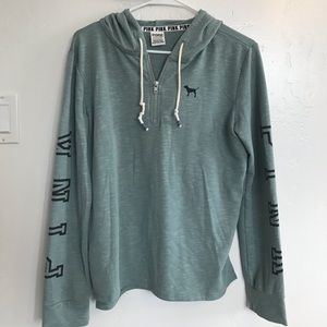 Women’s PINK half zip sweater